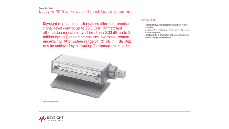 RF & Microwave Manual Step Attenuators